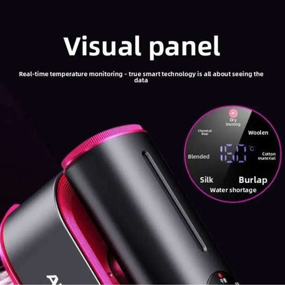 Smart Portable Garment Steamer Splashis 1000W clothes steamer best travel steamer 2025 business travel steamer clothes steamer for travel compact garment steamer digital display steamer dual voltage steamer fabric steamer portable foldable