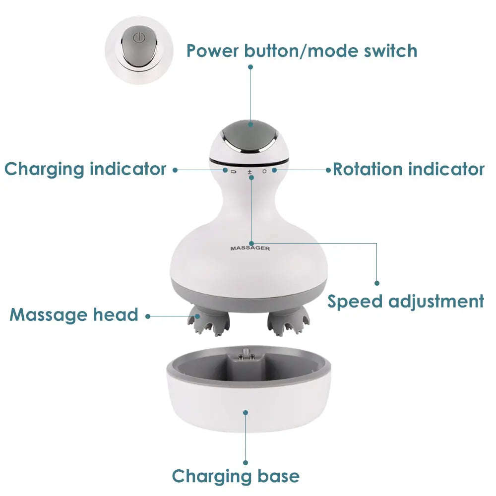 Smart Scalp Electric Massager Splashis 3d-massage adjustable-speed affordable-luxury alopecia-treatment anniversary-gift anxiety-relief bathroom-gadget beauty-gadget beauty-tool bedtime-routine best-gift birthday-gift blood-circulation