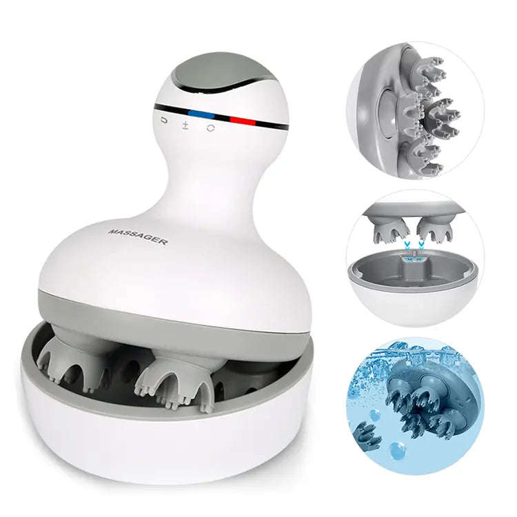 Smart Scalp Electric Massager Splashis 3d-massage adjustable-speed affordable-luxury alopecia-treatment anniversary-gift anxiety-relief bathroom-gadget beauty-gadget beauty-tool bedtime-routine best-gift birthday-gift blood-circulation