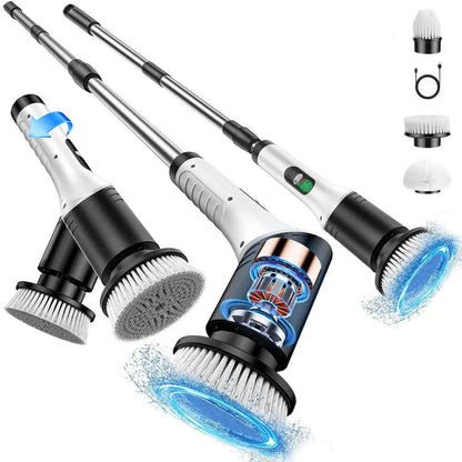 Spin Cordless Electric Scrubber Splashis 25w-power-scrubber 360-degree-rotating-brush accessibility apartment living bathroom cleaner bathroom makeover bathroom-cleaning-tool best seller car cleaning cleaning brush cleaning gadget cleaning
