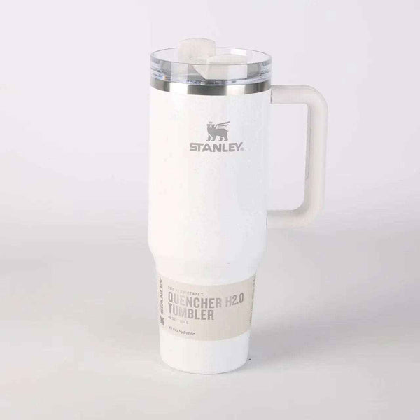 64oz insulated stainless steel tumbler with handle and straw — additional view 2