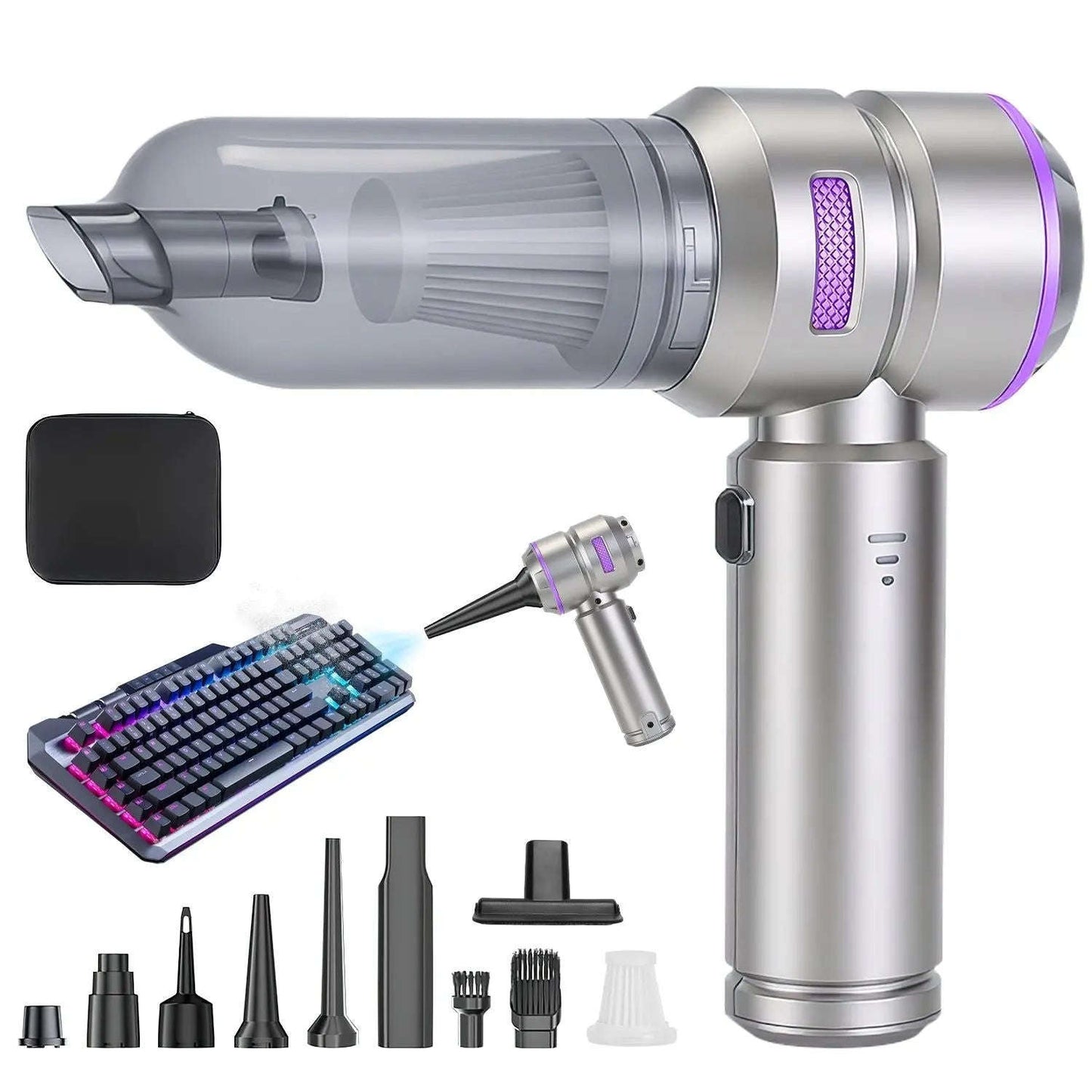 Turbo 4-in-1 Air Duster & Vacuum Splashis 4-in-1 vacuum air inflator aluminum vacuum auto accessories balloon inflator best seller brushless motor camping inflator car accessories car care car detailing tool car lover gift car vacuum cleaner