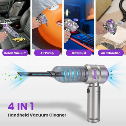 Turbo 4-in-1 Air Duster & Vacuum Splashis 4-in-1 vacuum air inflator aluminum vacuum auto accessories balloon inflator best seller brushless motor camping inflator car accessories car care car detailing tool car lover gift car vacuum cleaner