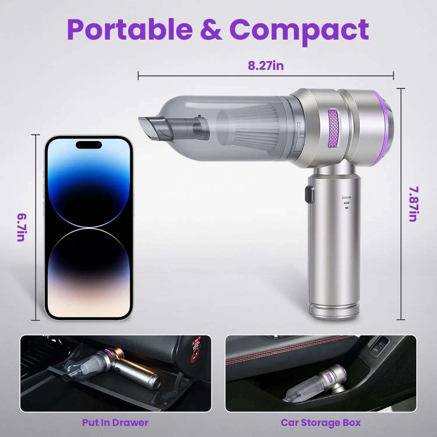 Turbo 4-in-1 Air Duster & Vacuum Splashis 4-in-1 vacuum air inflator aluminum vacuum auto accessories balloon inflator best seller brushless motor camping inflator car accessories car care car detailing tool car lover gift car vacuum cleaner