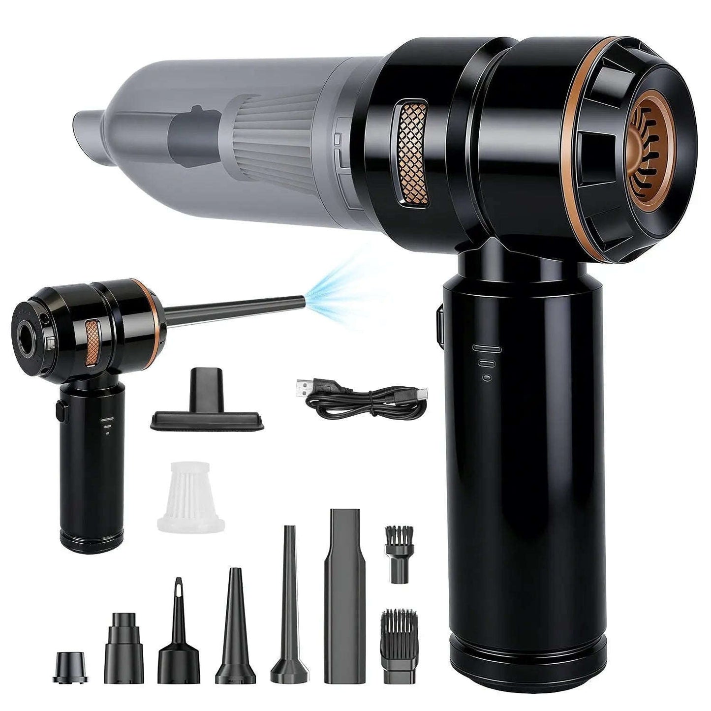 Turbo 4-in-1 Air Duster & Vacuum Splashis 4-in-1 vacuum air inflator aluminum vacuum auto accessories balloon inflator best seller brushless motor camping inflator car accessories car care car detailing tool car lover gift car vacuum cleaner