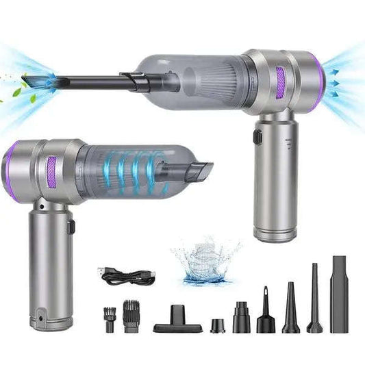 Turbo Clean 2-in-1 Cordless Vacuum Splashis 16000Pa vacuum 2-in-1 vacuum 80000 RPM motor air duster automotive vacuum best seller camera duster car accessories car cleaning kit car detailing vacuum car interior cleaner car vacuum cleaning