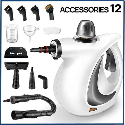 Turbo Steam Multi-Function Cleaner Splashis 12 In 1 Steam Cleaner 900W Steam Cleaner Allergen Remover Allergy Friendly As Seen On TikTok Auto Detailing Baby Safe Cleaner Bacteria Killer Bathroom Essentials Bathroom Steam Cleaner Before And