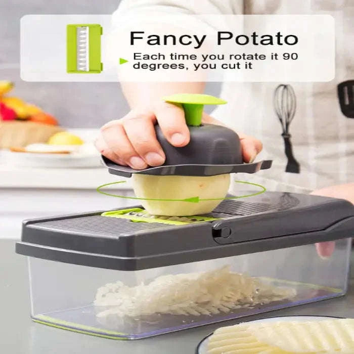 14-In-1 Vegetable Chopper & Slicer-Kitchen Appliances-Splashis-Splashis
