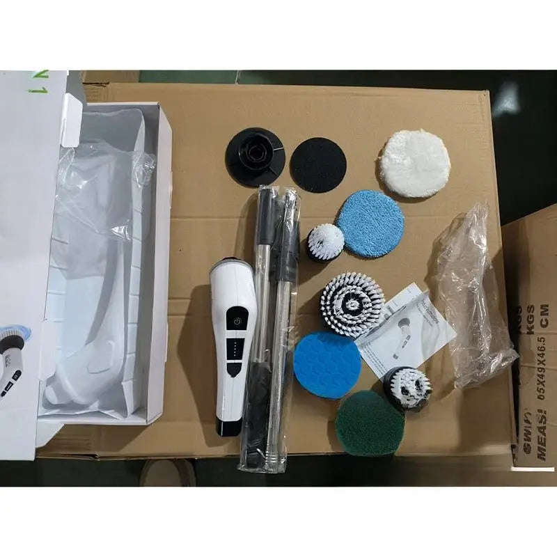 Ultimate Electric Cleaning Brush 7-9 IN 1 Splashis adjustable cleaning brush adjustable length amazon alternative apartment cleaning tools apartment living arthritis-friendly bathroom cleaner bathroom cleaning brush bathroom cleaning gadgets