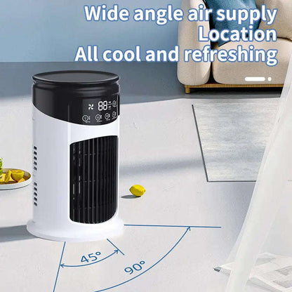 Ultra-Compact Desktop Air Cooler Splashis 3-speed cooling fan 5-star cooling device 5W cooling device adjustable air cooler adjustable vent cooler aesthetic cooling device aesthetic tech gadget affordable air conditioning airbnb essential
