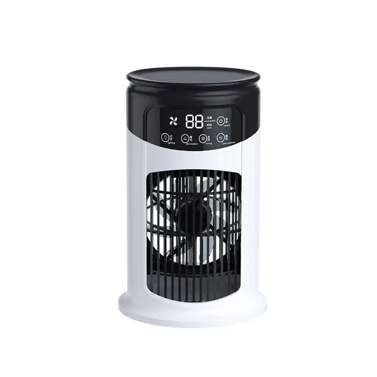 Ultra-Compact Desktop Air Cooler Splashis 3-speed cooling fan 5-star cooling device 5W cooling device adjustable air cooler adjustable vent cooler aesthetic cooling device aesthetic tech gadget affordable air conditioning airbnb essential