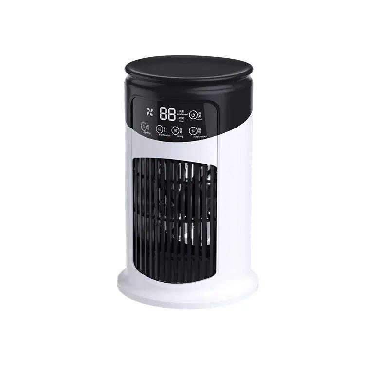 Ultra-Compact Desktop Air Cooler Splashis 3-speed cooling fan 5-star cooling device 5W cooling device adjustable air cooler adjustable vent cooler aesthetic cooling device aesthetic tech gadget affordable air conditioning airbnb essential