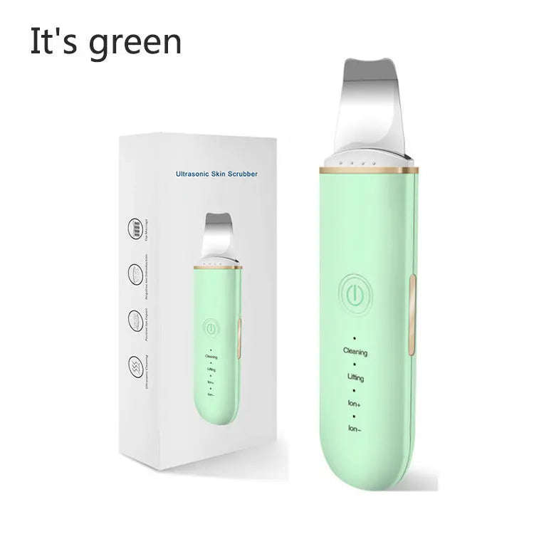 Ultrasonic Skin Spatula Peeling Device Splashis 75g face device ABS face device acne prone skin device acne treatment device aesthetic device affordable ultrasonic device anti-aging facial device at home facial beauty device free shipping