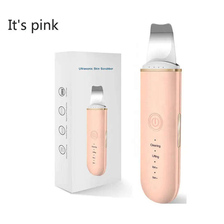 Ultrasonic Skin Spatula Peeling Device Splashis 75g face device ABS face device acne prone skin device acne treatment device aesthetic device affordable ultrasonic device anti-aging facial device at home facial beauty device free shipping