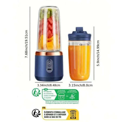 USB Portable Smoothie Blender Splashis 500ml-blender battery-blender best-travel-blender blender-bottle blendjet-alternative bpa-free-blender camping-blender cheap-portable-blender college-student-gift compact-blender cordless-blender