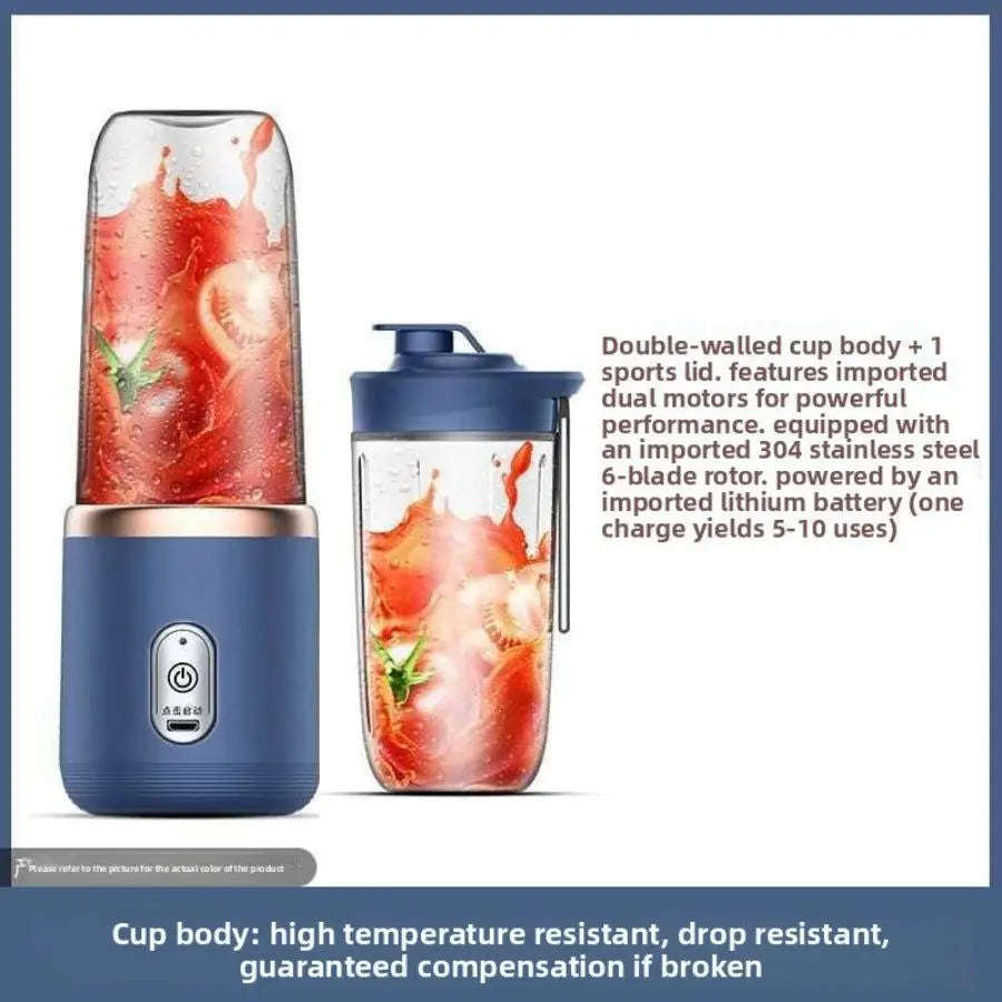 USB Portable Smoothie Blender Splashis 500ml-blender battery-blender best-travel-blender blender-bottle blendjet-alternative bpa-free-blender camping-blender cheap-portable-blender college-student-gift compact-blender cordless-blender