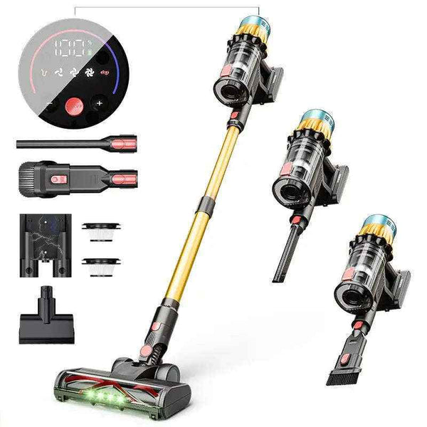 V22 Pro Cordless Vacuum Cleaner - 650W for Effortless Cleaning-Cleaning Appliances-Splashis-Color:Gold-Product specifications:AU-Splashis