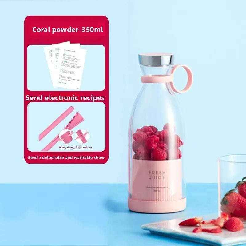 Wireless Blender Juicer Cup 400ml - Effortless Smoothies Anytime, Anywhere-Blenders & Food Processors-Splashis-Splashis