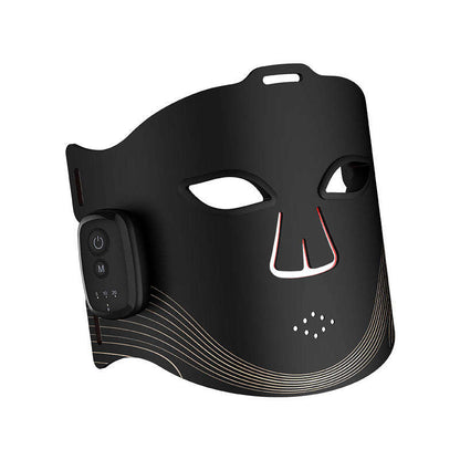 Wireless LED Photon Therapy Facial Mask Splashis 10000-hour-LEDs 2000mAh-battery 252-LED-chips 470nm-blue-light 520nm-green-light 590nm-yellow-light 630nm-red-light 850nm-infrared acne-treatment-LED affordable-premium age-defying-technology