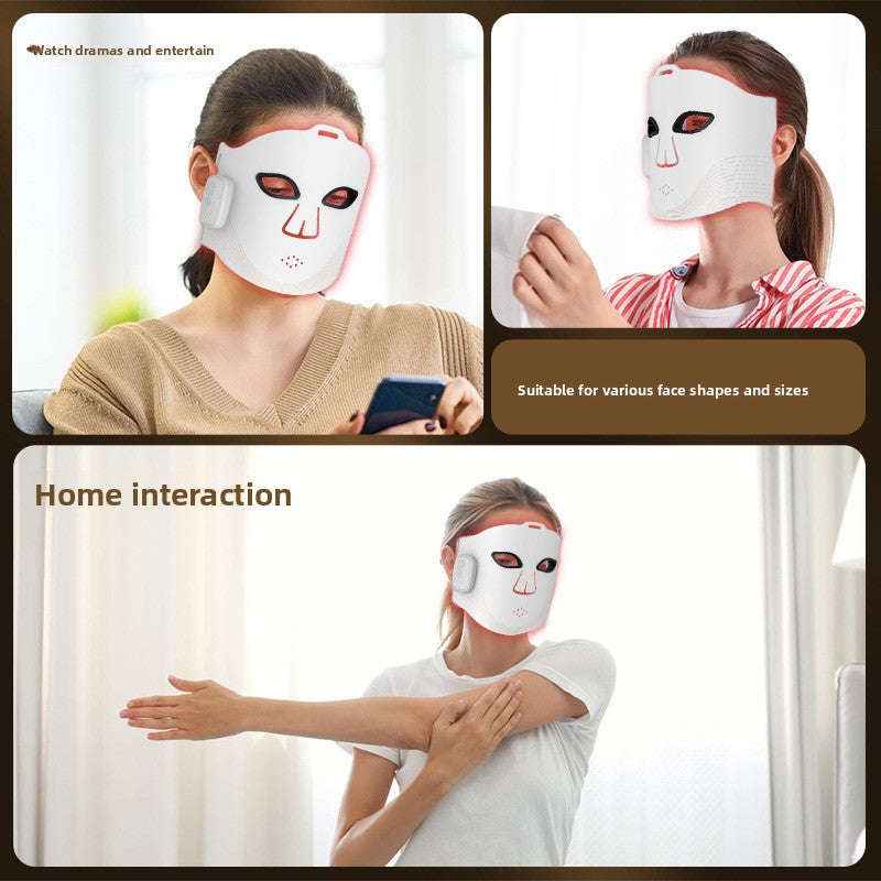 Wireless multi-color LED light face mask — additional view 7