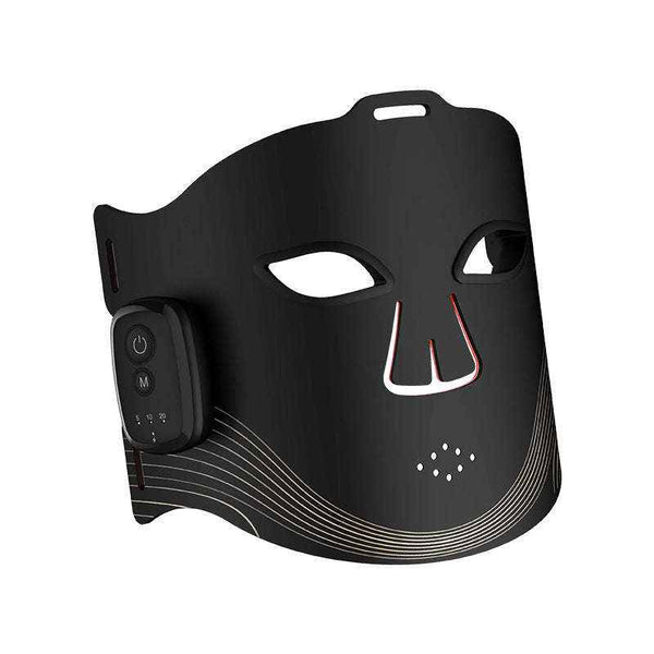 Wireless LED Photon Therapy Facial Mask-Personal Care Appliances-Splashis-Specifications:M19 black-Splashis