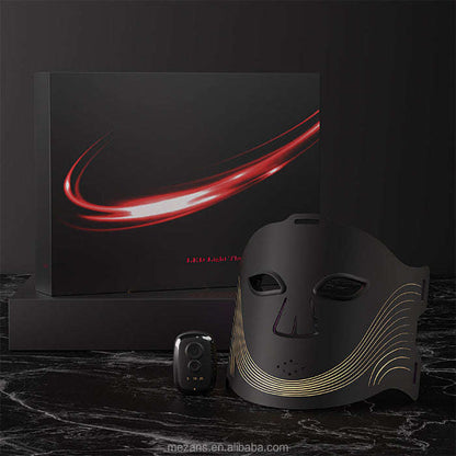 Wireless LED Photon Therapy Facial Mask Splashis 10000-hour-LEDs 2000mAh-battery 252-LED-chips 470nm-blue-light 520nm-green-light 590nm-yellow-light 630nm-red-light 850nm-infrared acne-treatment-LED affordable-premium age-defying-technology