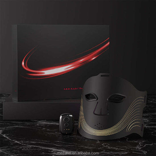 Wireless LED Photon Therapy Facial Mask Splashis 10000-hour-LEDs 2000mAh-battery 252-LED-chips 470nm-blue-light 520nm-green-light 590nm-yellow-light 630nm-red-light 850nm-infrared acne-treatment-LED affordable-premium age-defying-technology