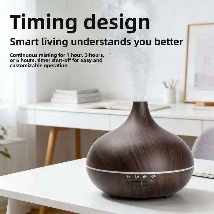 Wood Aromatherapy Diffuser - Smart Essential Oil Diffuser for Tranquil Environments Secondary image