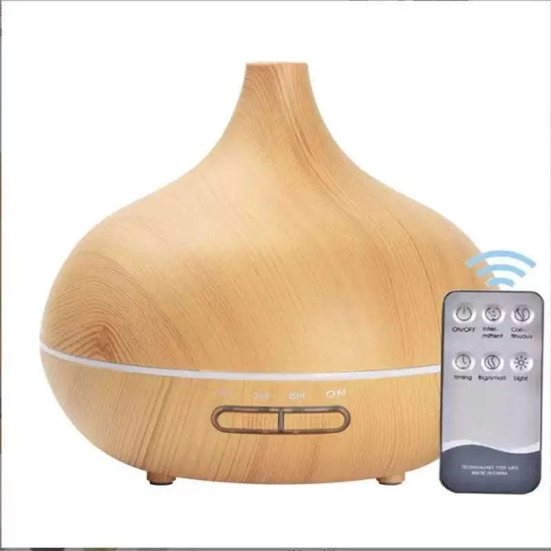 Wood Smart Aromatherapy Diffuser Splashis 20 sqm humidifier 500mL aroma diffuser 500ml-capacity ambient light diffuser aromatherapy  machine with remote aromatherapy humidifier with remote aromatherapy-diffuser auto shut-off  diffuser