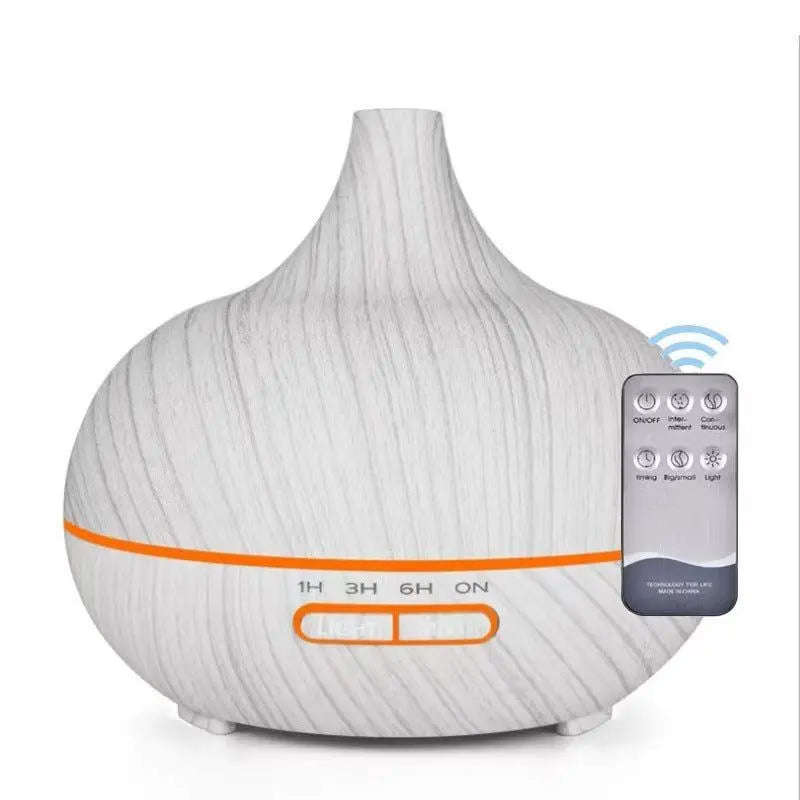 Wood Smart Aromatherapy Diffuser Splashis 20 sqm humidifier 500mL aroma diffuser 500ml-capacity ambient light diffuser aromatherapy  machine with remote aromatherapy humidifier with remote aromatherapy-diffuser auto shut-off  diffuser