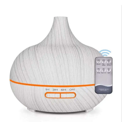 Wood Smart Aromatherapy Diffuser Splashis 20 sqm humidifier 500mL aroma diffuser 500ml-capacity ambient light diffuser aromatherapy  machine with remote aromatherapy humidifier with remote aromatherapy-diffuser auto shut-off  diffuser